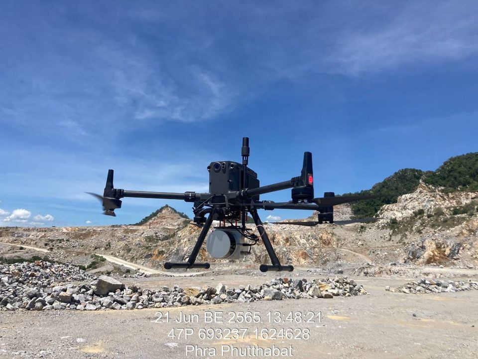 Laatste bedrijfscasus over UAV LiDAR-scansysteem Geosun GS-130X-toepassing voor de mijne: